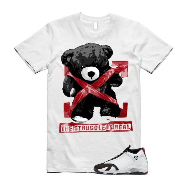 14 Black Toe 2024 White Varsity Red Silver T Shirt Match STRUG ,487471-160 Jezsport.com