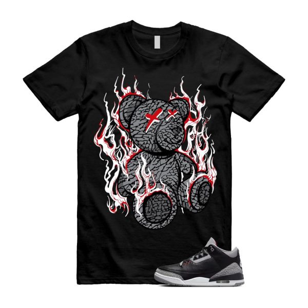 3 Black Cement Grey Fire Red Sail 2024 T Shirt Match LIT ,DN3707-010 Jezsport.com