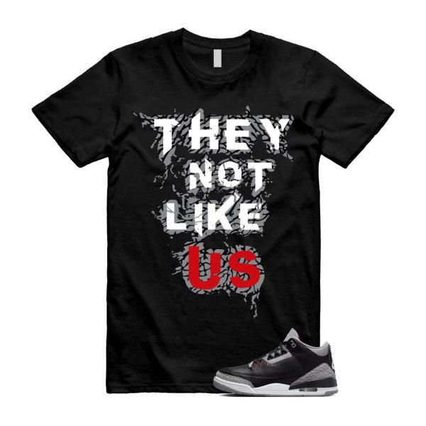 3 Black Cement Grey Fire Red Sail 2024 T Shirt Match US ,DN3707-010 Jezsport.com