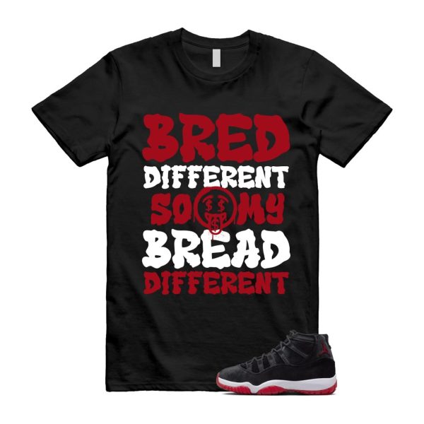 11 Bred Velvet Black Gym Red White T Shirt Match BDBD ,DB5457-061 Jezsport.com