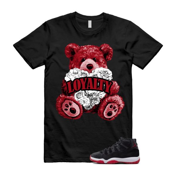 11 Bred Velvet Black Gym Red White T Shirt Match LYLTY ,DB5457-061 Jezsport.com