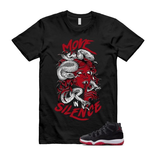 11 Bred Velvet Black Gym Red White T Shirt Match MIS ,DB5457-061 Jezsport.com