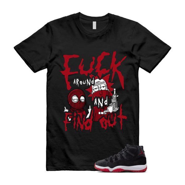 11 Bred Velvet Black Gym Red White T Shirt Match MORTY ,DB5457-061 Jezsport.com