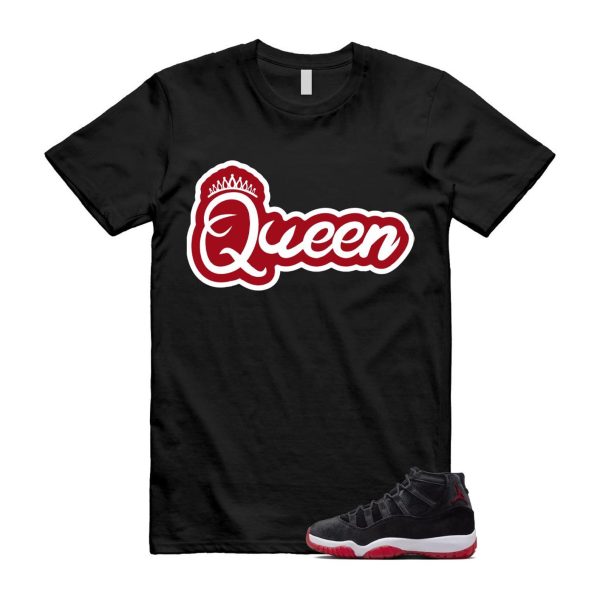 11 Bred Velvet Black Gym Red White T Shirt Match Q2 ,DB5457-061 Jezsport.com