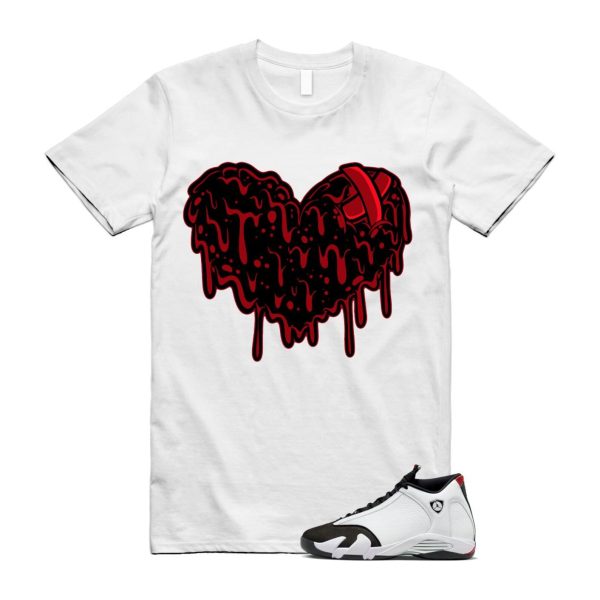 14 Black Toe 2024 White Varsity Red Silver T Shirt Match DRHRT ,487471-160 Jezsport.com