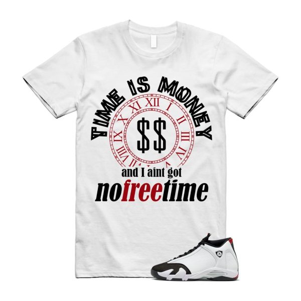 14 Black Toe 2024 White Varsity Red Silver T Shirt Match FREE TIME ,487471-160 Jezsport.com