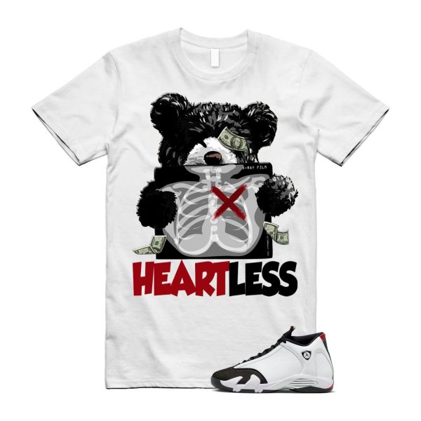 14 Black Toe 2024 White Varsity Red Silver T Shirt Match HEART ,487471-160 Jezsport.com