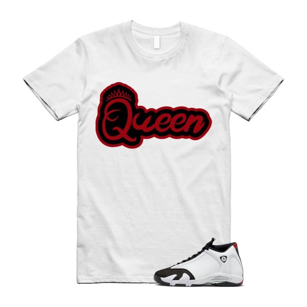 14 Black Toe 2024 White Varsity Red Silver T Shirt Match Q2 ,487471-160 Jezsport.com