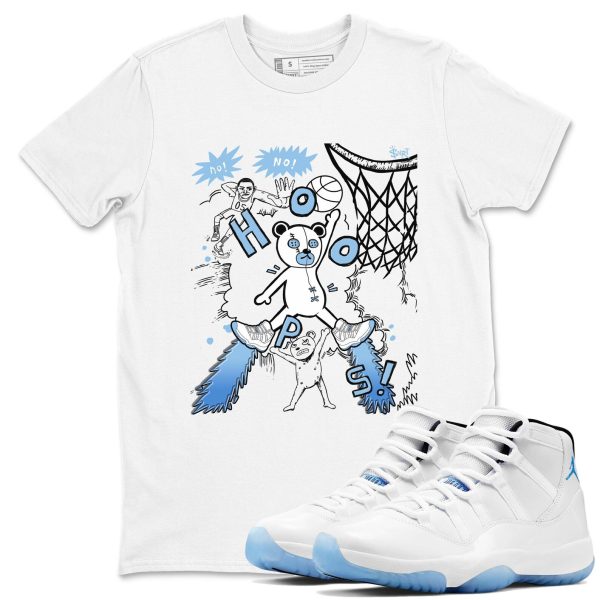 Stop The Bear Graphic T-Shirt to wear with jordans 11s Retro Legend Blue, CT8012-104 Jezsport.com