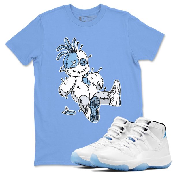 Voodoo Doll Graphic T-Shirt to wear with jordans 11s Retro Legend Blue, CT8012-104 Jezsport.com