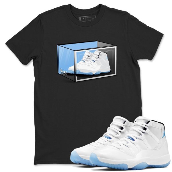 Shoe Box Graphic T-Shirt to wear with jordans 11s Retro Legend Blue, CT8012-104 Jezsport.com