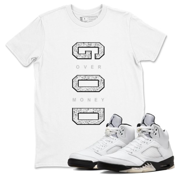 God Over Money - 5s White Black, DD0587-110 Jezsport.com