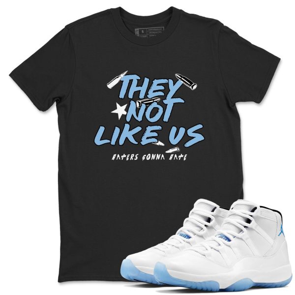 They Not Like Us Graphic T-Shirt to wear with jordans 11s Retro Legend Blue, CT8012-104 Jezsport.com