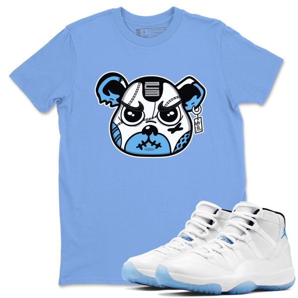 Sneaker Bear Face Graphic T-Shirt to wear with jordans 11s Retro Legend Blue, CT8012-104 Jezsport.com