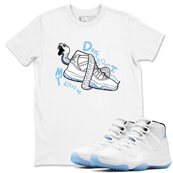 Don't Touch My Kicks Graphic T-Shirt to wear with jordans 11s Retro Legend Blue, CT8012-104 Jezsport.com