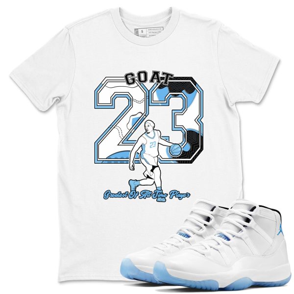 Goat Player Graphic T-Shirt best t shirts to wear with jordans 11s Retro Legend Blue, CT8012-104 Jezsport.com